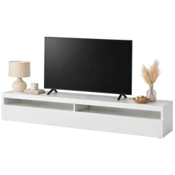 Base TV ardesia 200x45x36h cm 2 ante in legno - Akon