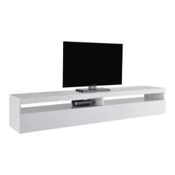 Base TV ardesia 200x45x36h cm 2 ante in legno - Akon