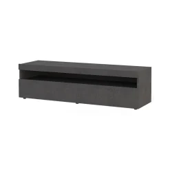 Base TV ardesia 130x45x36h cm in legno - Gianna
