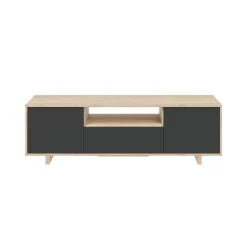 Base TV rovere 150x41x46h cm 3 ante - Andalusia