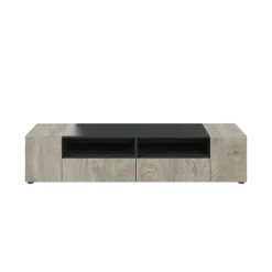 Base TV rovere 138x42x36h cm 4 ante - Ebe