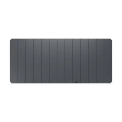Baule Nero Antracite Resistente ai Raggi uv Impermeabile Capacità 350 l Chiusura Lucchetto 118.5x52x56.8h cm, Materiale Piano in Plastica - Nurri