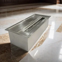 Bruciatore Aquara, 13x30 h9 cm, Argento