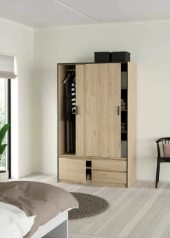Cabina armadio 3 ante rovere 121x200h cm - Bedollo