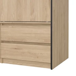 Cabina armadio 3 ante rovere 121x200h cm - Bedollo