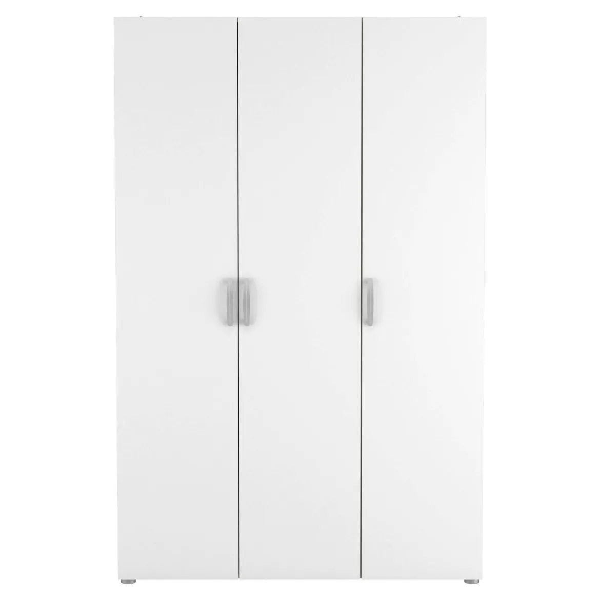 Cabina armadio con appendiabiti rovere e bianca opaca 119x184h cm - Dania