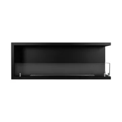 Camino a Bioetanolo Nero Capacità 1.25 lt Superficie Riscaldabile 30 120x22x45h cm, Potenza (kw) 3 - Chisone