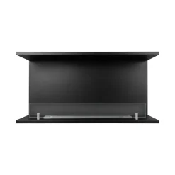 Camino a Bioetanolo Nero Capacità 1.5 lt Superficie Riscaldabile 30 90x24x45h cm, Potenza (kw) 3 - Novaledo