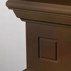 Camino Elettrico Marrone Noce Superficie Riscaldabile 30 Potenza (kw) 0.9/1.8 110x36x100h cm, Indoor - Lentella