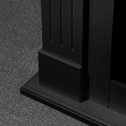 Camino Elettrico Nero Superficie Riscaldabile 30 Potenza (kw) 0.9/1.8 58x17x52h cm, Indoor - Gavardo