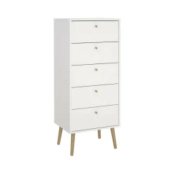 Cassettiera alta bianca 50x120h cm - Yaounde