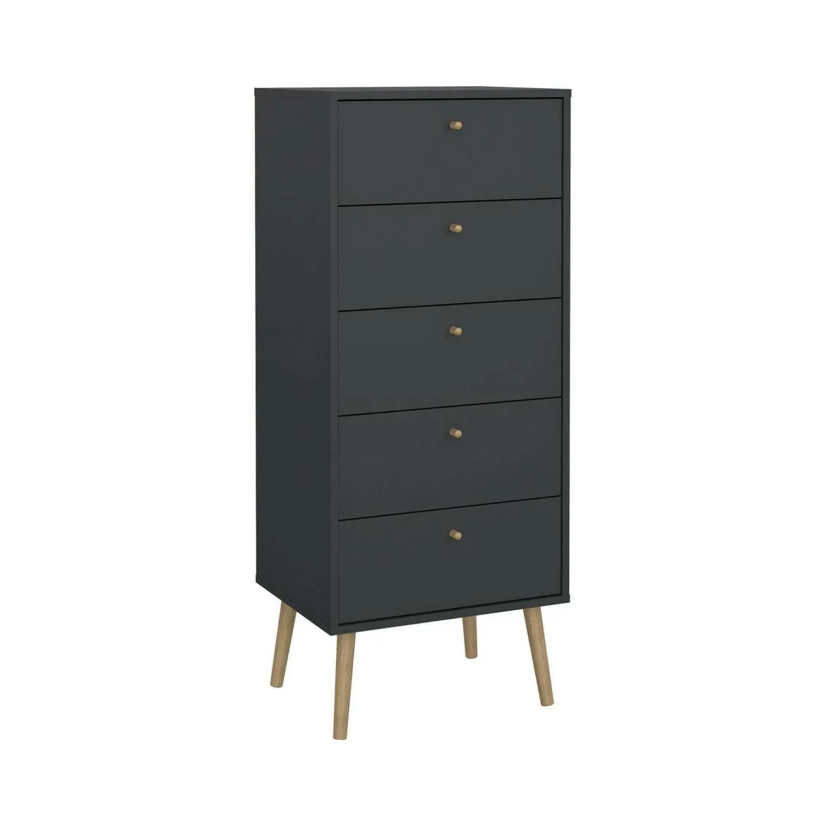 Cassettiera alta grigia 50x120h cm - Yaounde