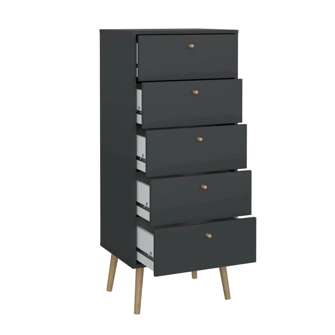 Cassettiera alta grigia 50x120h cm - Yaounde