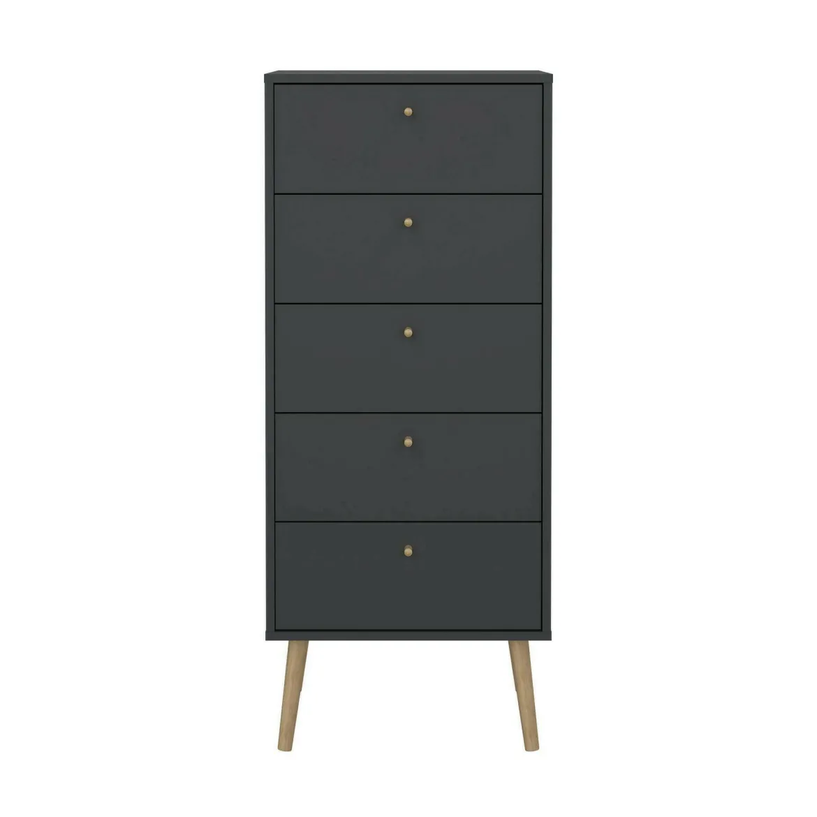 Cassettiera alta grigia 50x120h cm - Yaounde