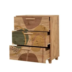 Cassettiera camera da letto quercia 80x95h cm - Dacia