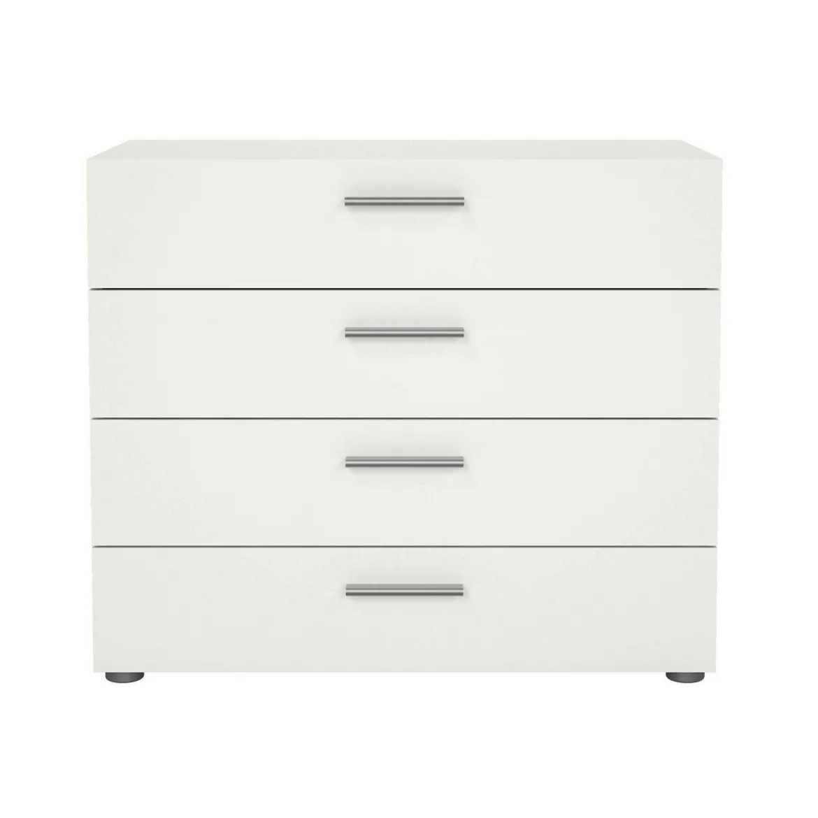 Cassettiera 4 cassetti bianca 80x68h cm - Arwen