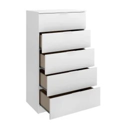 Cassettiera 6 cassetti bianca 61x109h cm - Cesar