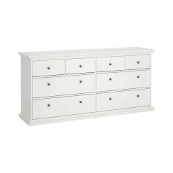 Cassettiera 8 cassetti bianca 183x86h cm - Asiagela
