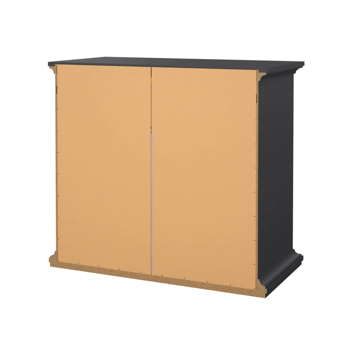 Cassettiera 4 cassetti grigia cenere 70x42h cm - Kalmaegi