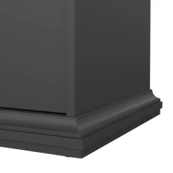 Cassettiera 4 cassetti grigia 96x86h cm - Arika