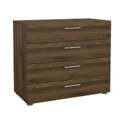 Cassettiera 4 cassetti noce 80x68h cm - Arwen