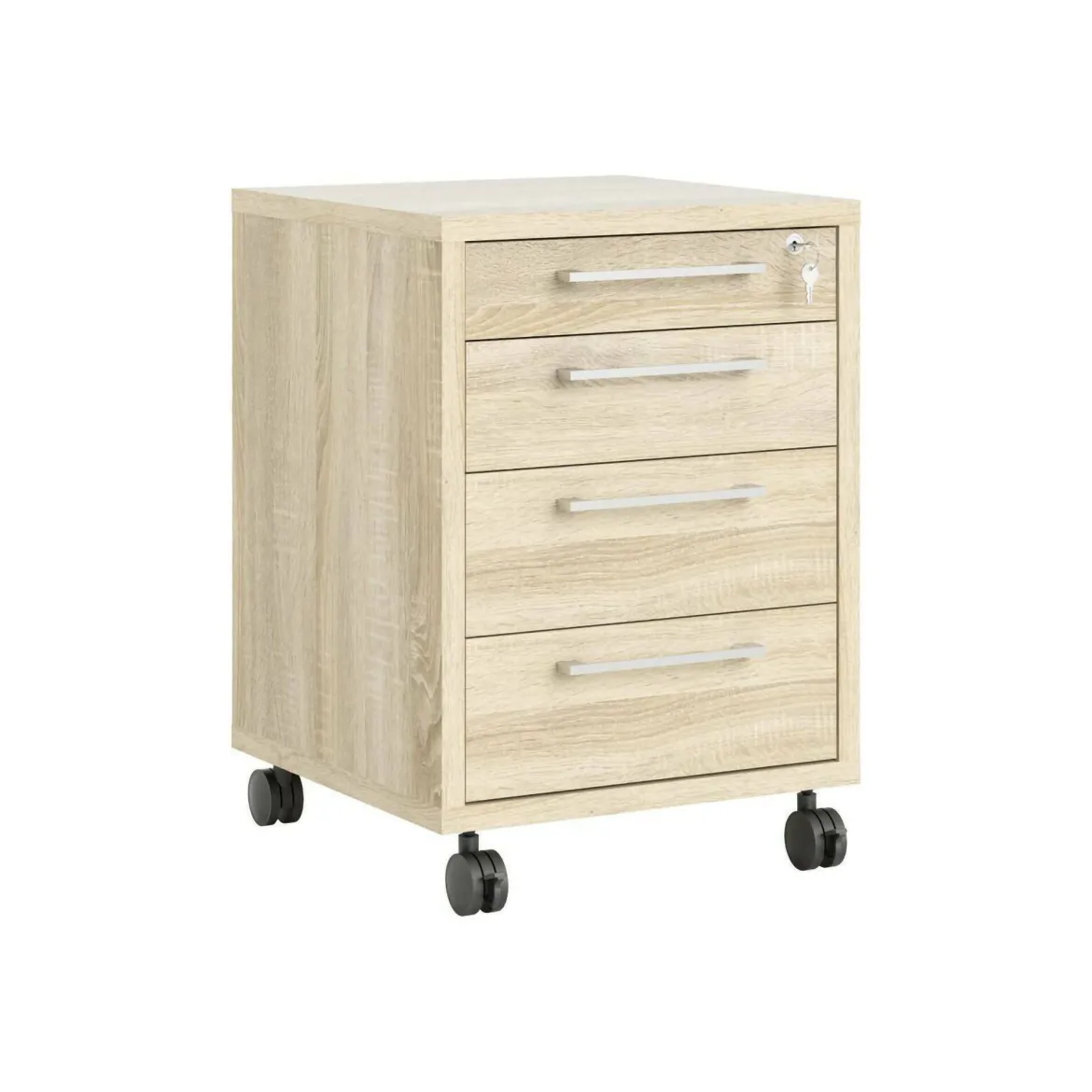 Cassettiera 4 cassetti quercia 49x68h cm - Ariosto