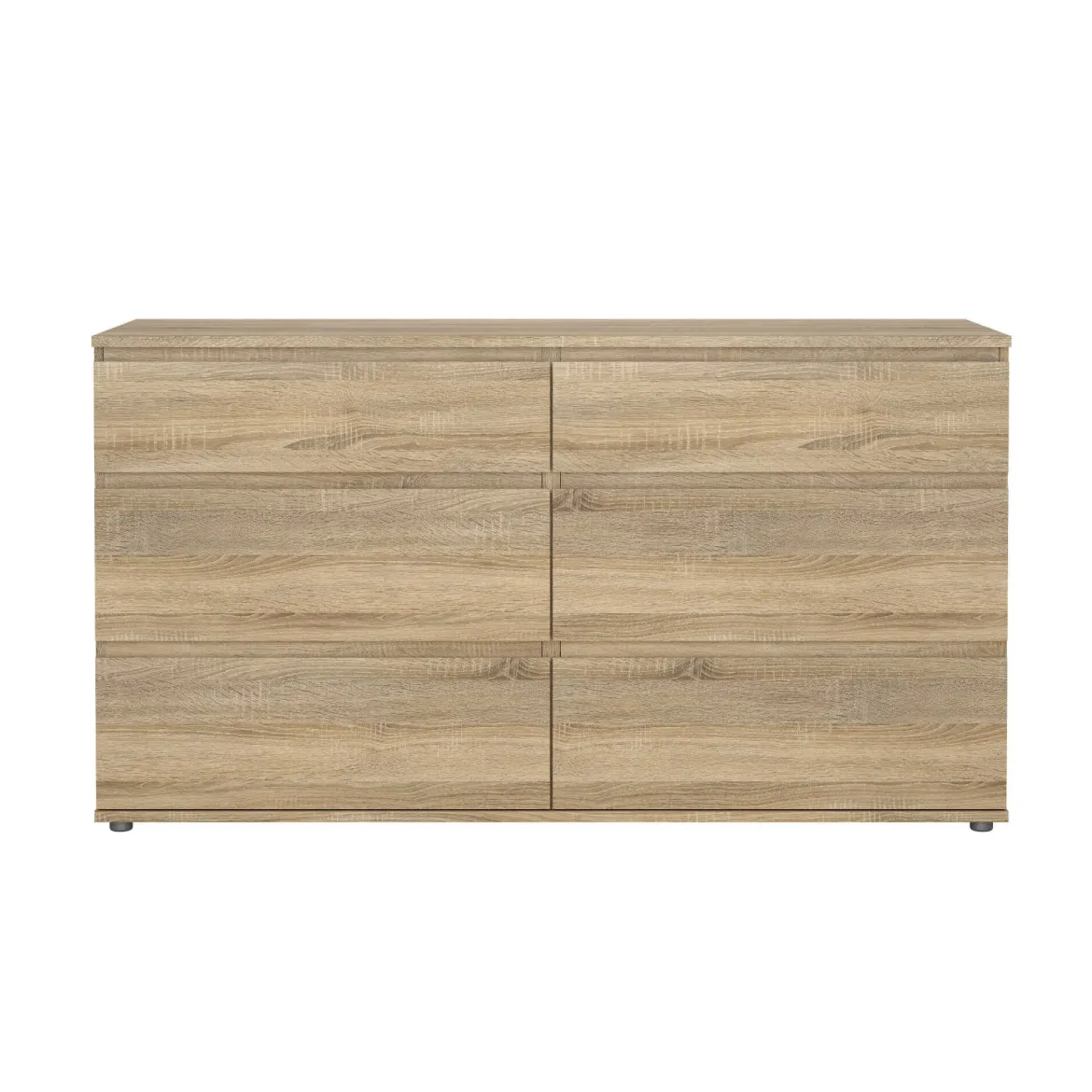 Cassettiera 6 cassetti quercia 153x83h cm - Albacore