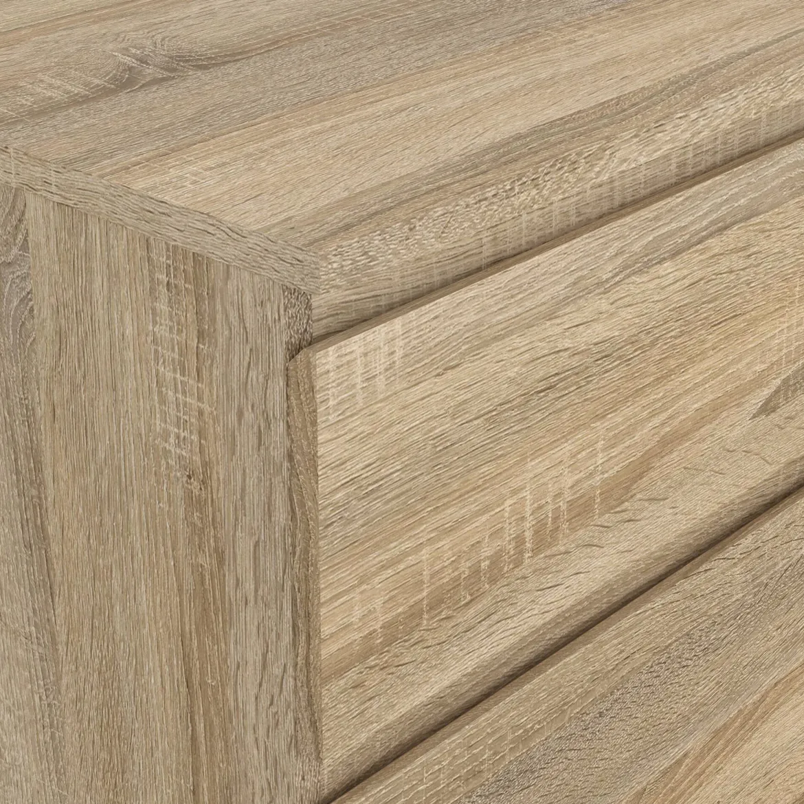 Cassettiera 6 cassetti quercia 153x83h cm - Albacore