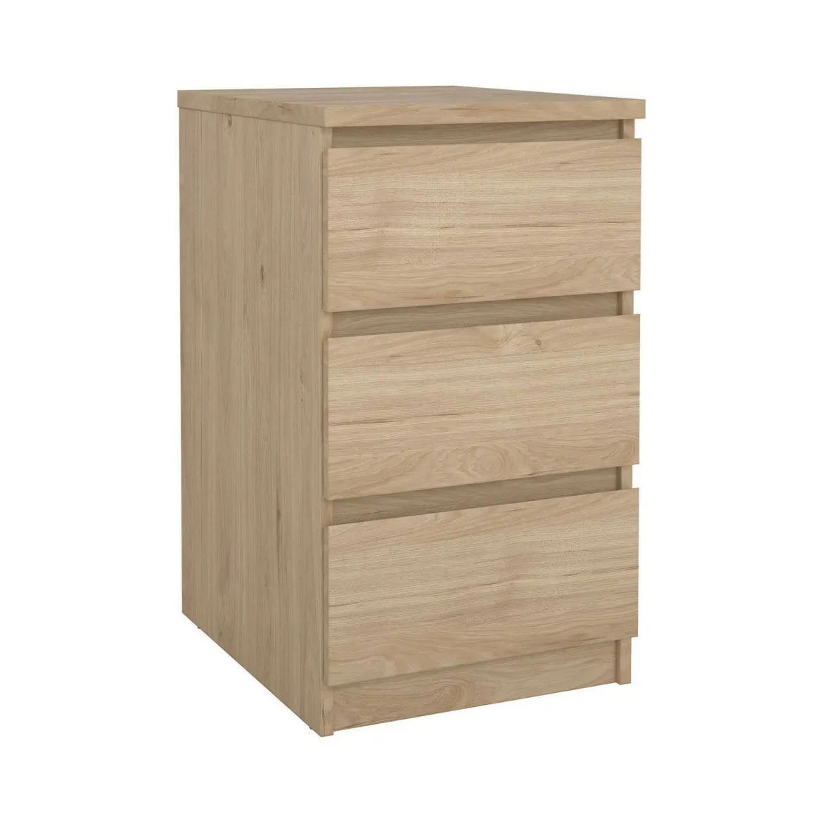 Cassettiera 3 cassetti rovere 70x72h cm - Alic