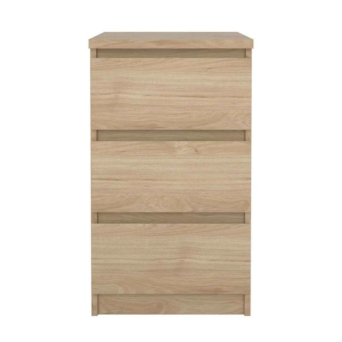 Cassettiera 3 cassetti rovere 50x70h cm - Accudino