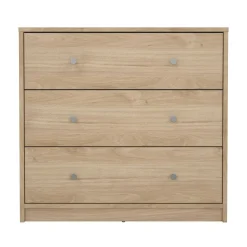 Cassettiera 3 cassetti rovere 72x68h cm - Alert