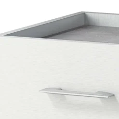 Cassettiera con maniglie bianca 78x95h cm - Aquilea