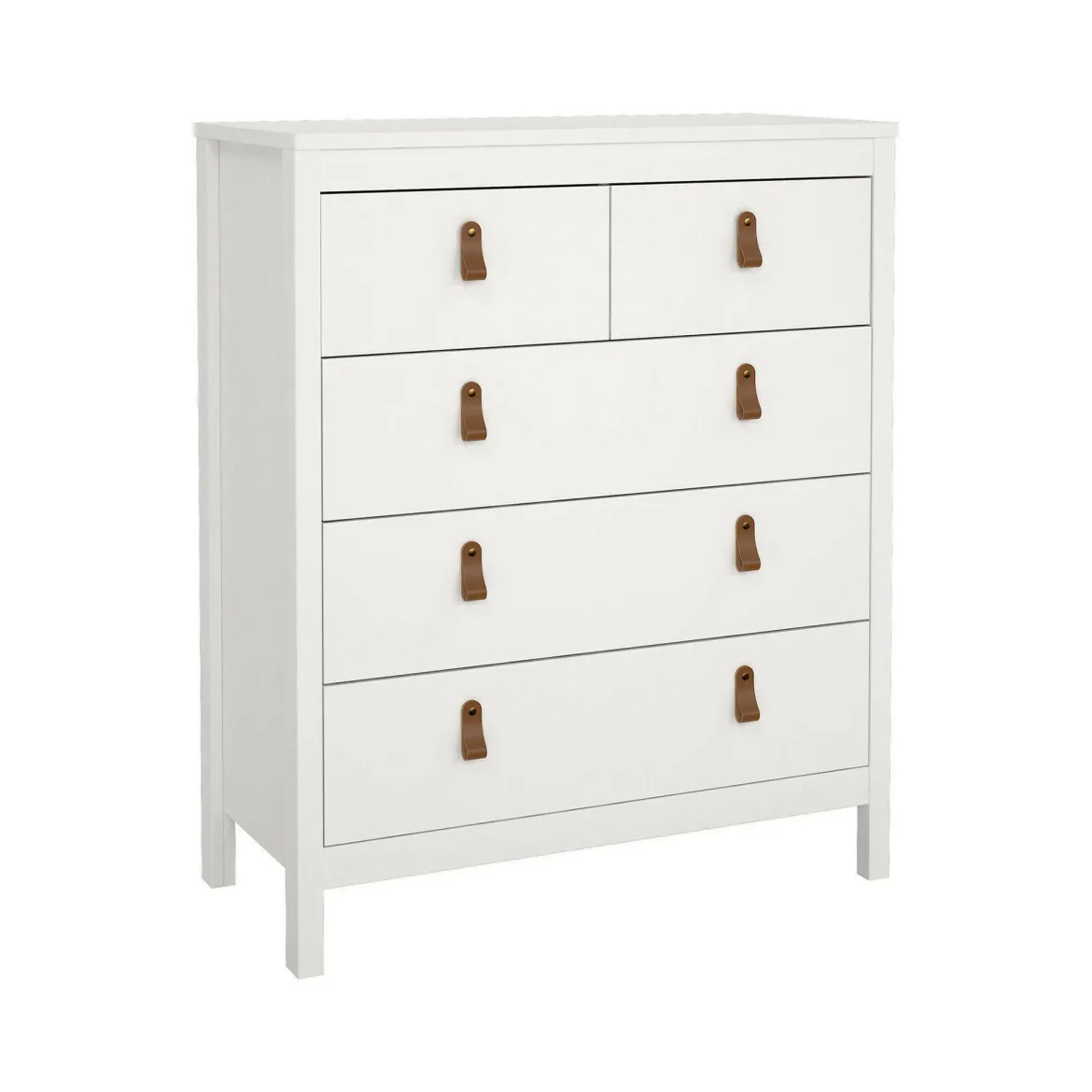 Cassettiera con maniglie bianca 87x69h cm - Boulogne