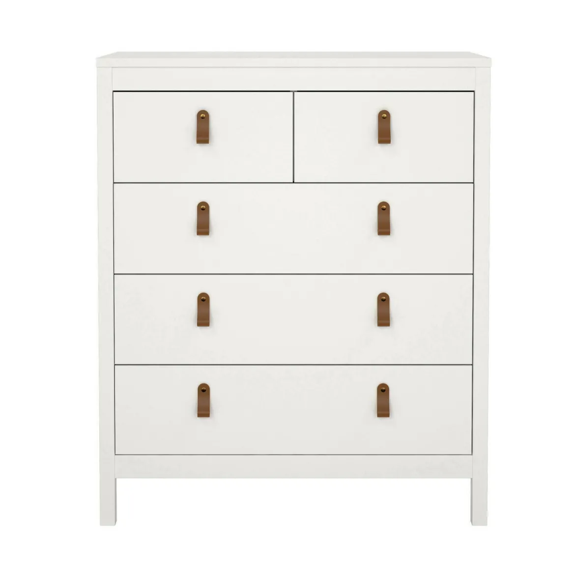 Cassettiera con maniglie bianca 87x69h cm - Boulogne