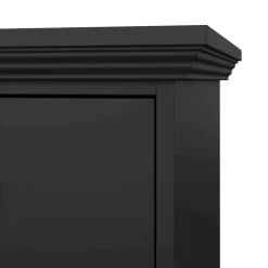 Cassettiera con maniglie nera 98x76h cm - Theodule