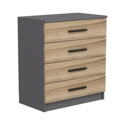 Cassettiera con maniglie noce 70x42h cm - Kalmaegi