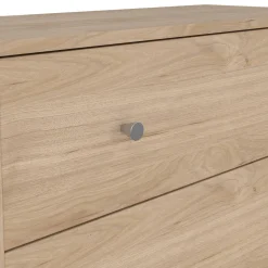 Cassettiera con maniglie rovere 72x108h cm - Contessa