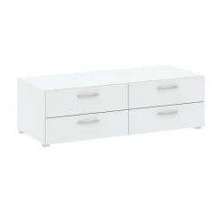 Cassettiera economica bianca 110x35h cm - Gignod
