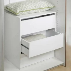 Cassettiera in legno bianca 51x70h cm - Adonino