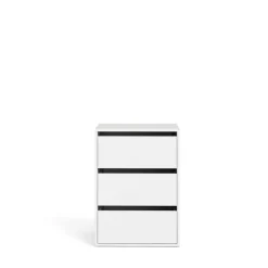 Cassettiera in legno bianca 51x70h cm - Adonino