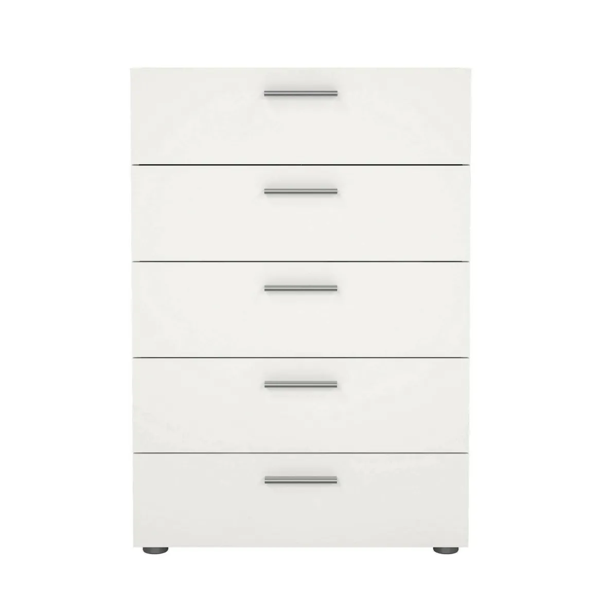 Cassettiera in legno bianca 70x102h cm - Haru