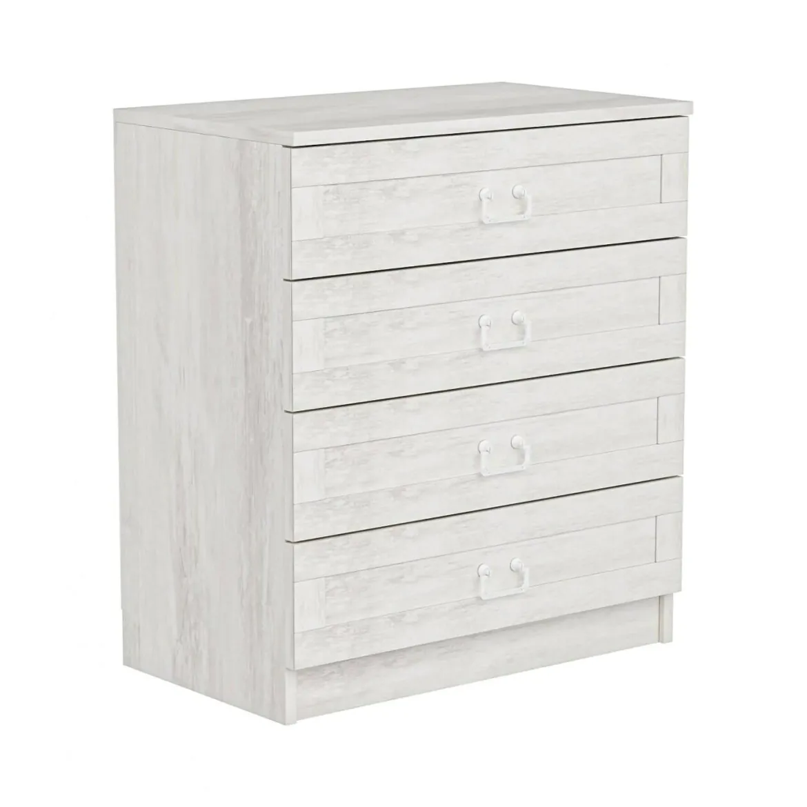 Cassettiera in legno bianca 72x42h cm - Vische