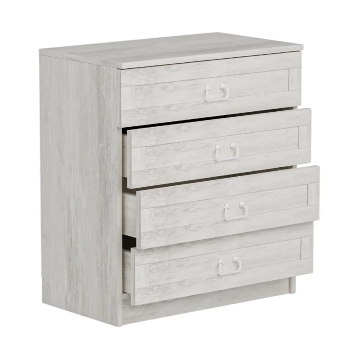 Cassettiera in legno bianca 72x42h cm - Vische