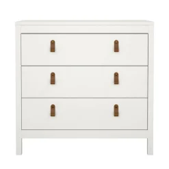 Cassettiera in legno bianca 82x79h cm - Sagar