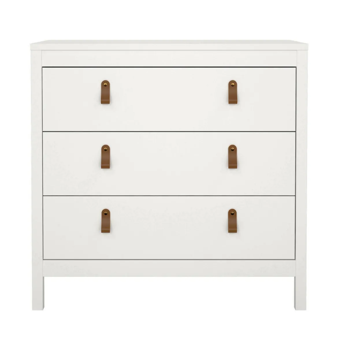 Cassettiera in legno bianca 82x79h cm - Sagar