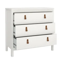 Cassettiera in legno bianca 82x79h cm - Sagar