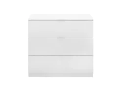 Cassettiera in legno bianca 82x82h cm - Loke