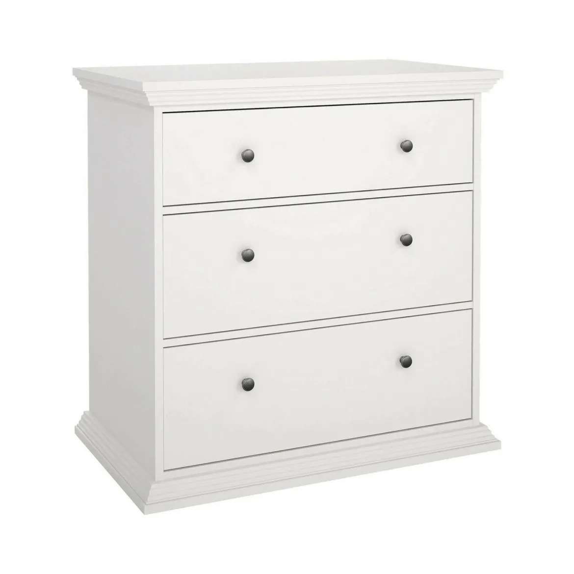Cassettiera in legno bianca 86x88h cm - Domeng