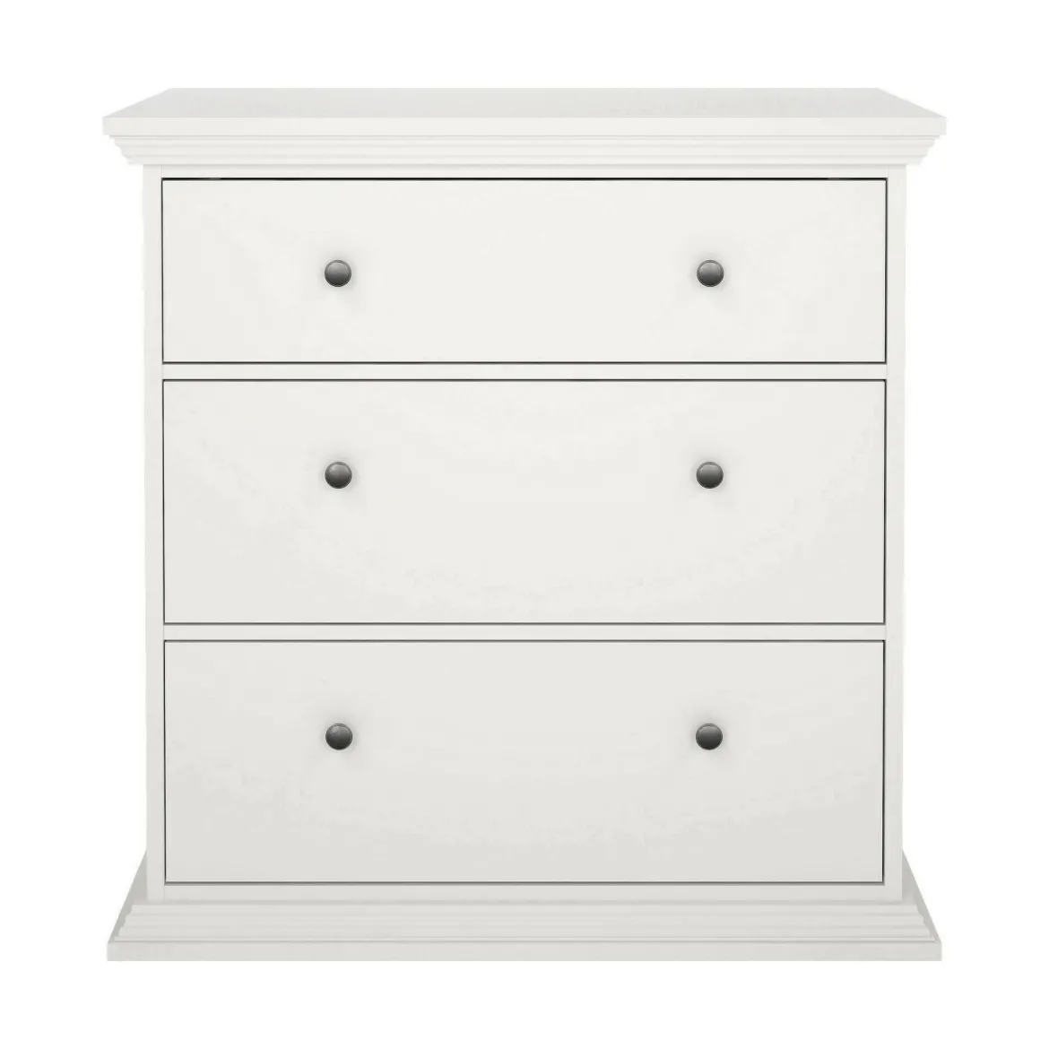Cassettiera in legno bianca 86x88h cm - Domeng