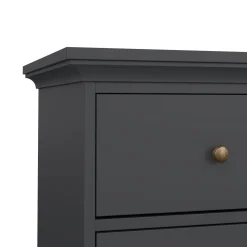 Cassettiera in legno grigia 183x86h cm - Asiagela